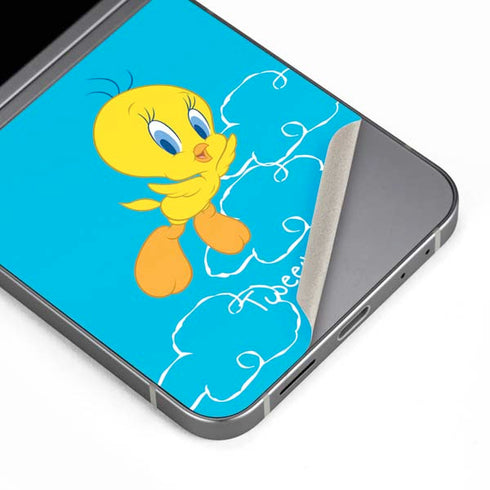 Looney Tunes Tweety Bird Flying Galaxy Z Flip6 Skin